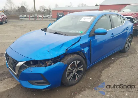 2021 Nissan Sentra Sv Xtronic Cvt z USA, uszkodzony, nr VIN 3N1AB8CV0MY255475